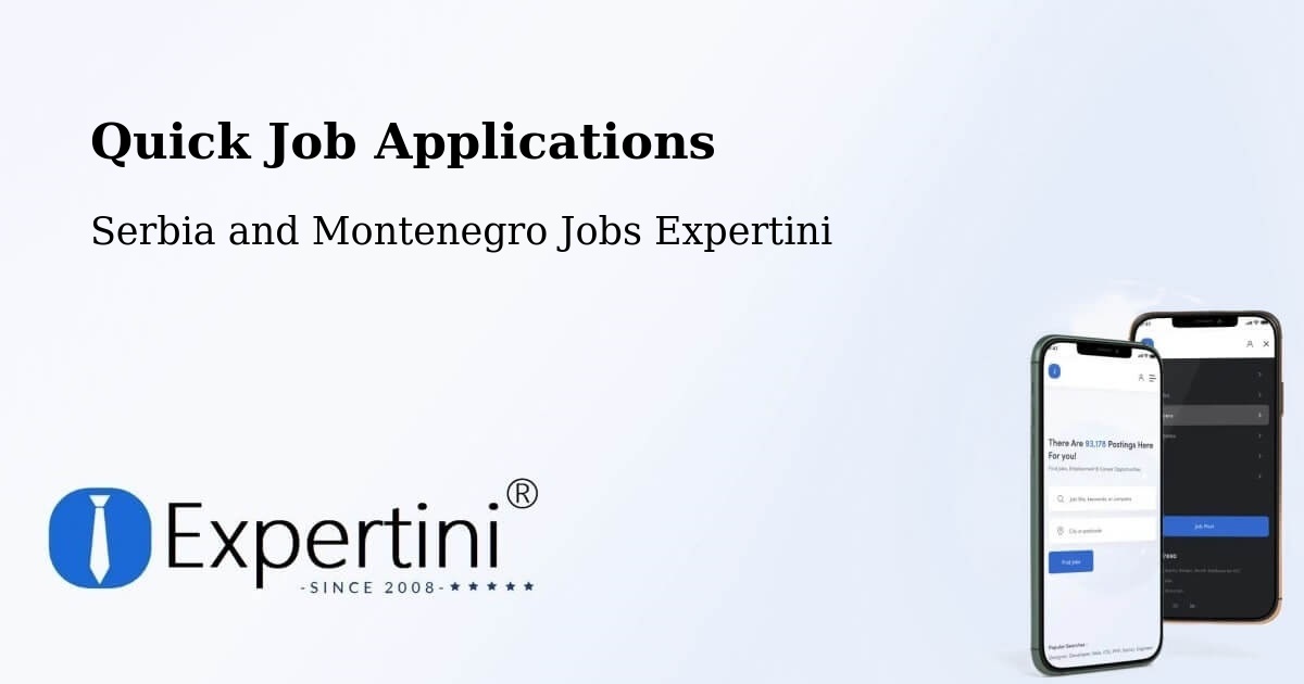 Quick Apply Feature – Wembley - Serbia and Montenegro Jobs Expertini